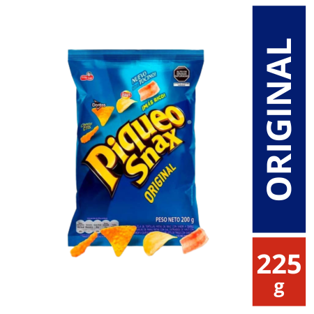 Piqueo Snax 225g Bolsa Grande